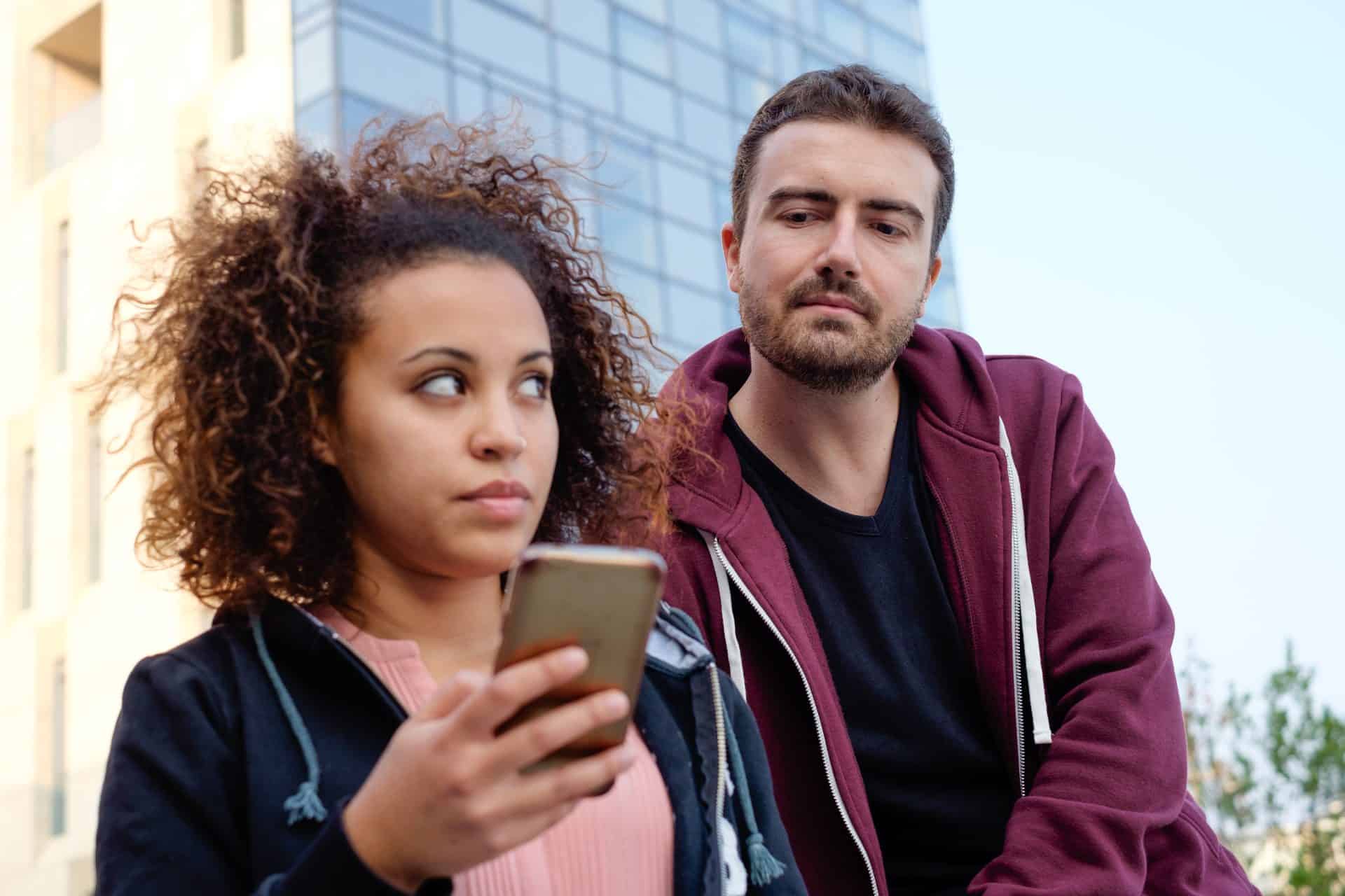 5 Great Ways Business Email Addresses Benefit NZ Companies 5 Boy spying his friend mobile